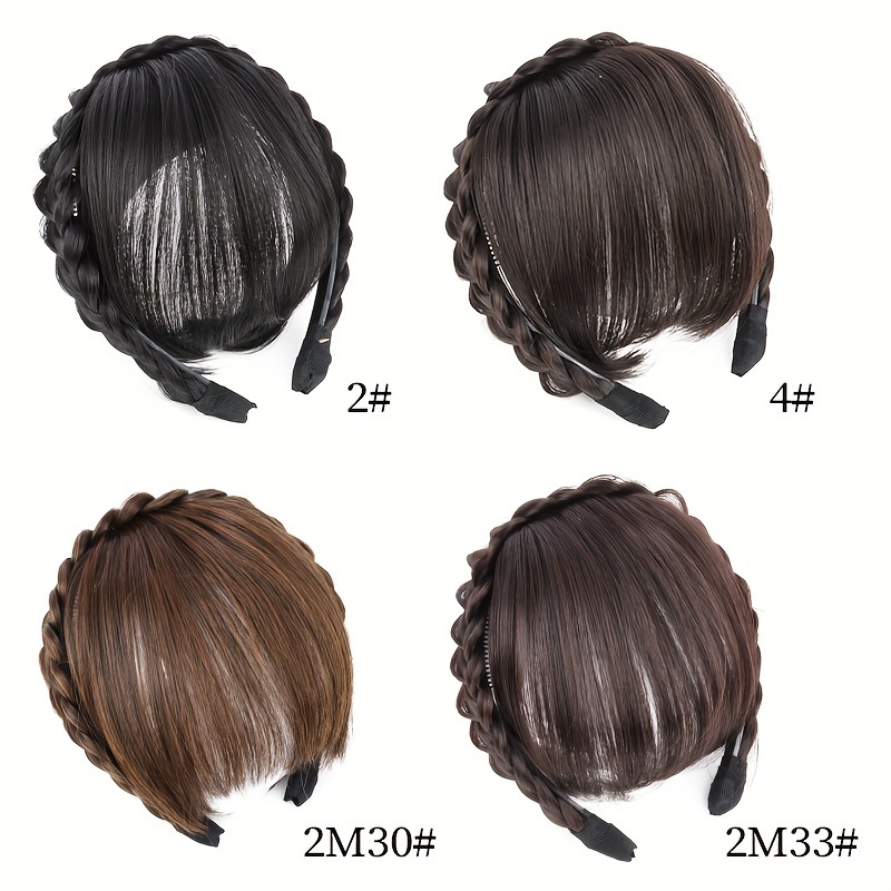   accessories with bangs braids headband hair extension high temperature synthetic fiber   hair for women daily use halloween christmas details 2