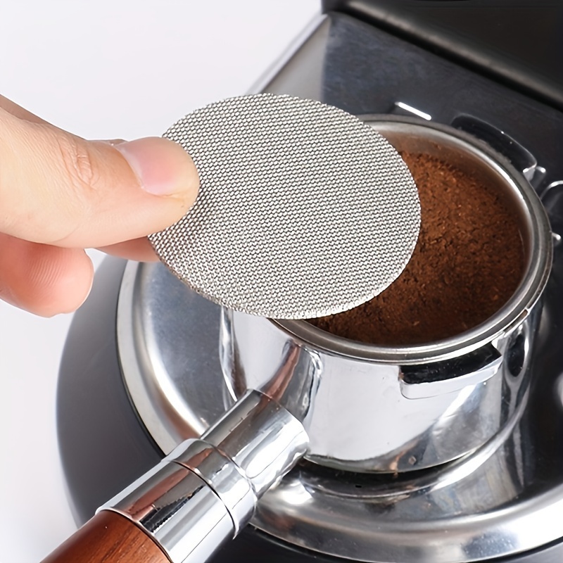 Distributeur de café et tamper de 51 mm, 51 mm pour portafiltre Dedica avec  tapis anti-sabotage en silicone, réglable de