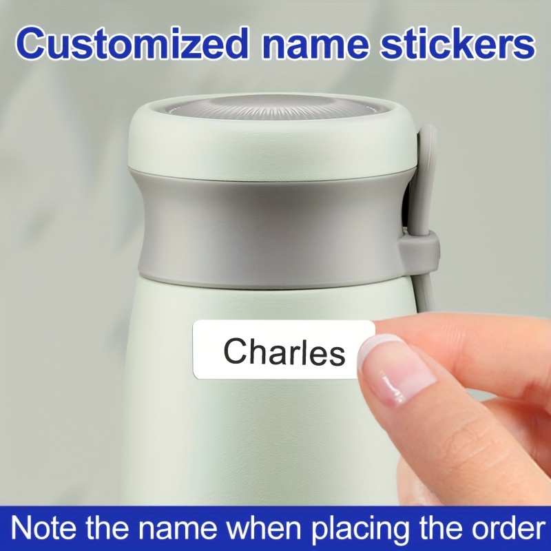 

45/90/120/180pcs, Custom-made High-quality Name Stickers, Clear Printing, No Fading, Waterproof, Antifouling And Tearing, Easy To Mark Items, And Support Group Customization