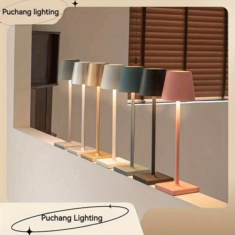 Lámpara de mesa de hongos para exteriores, recargable, lámparas  inalámbricas para patio, impermeable, lámpara portátil con carga USB, luz  nocturna de