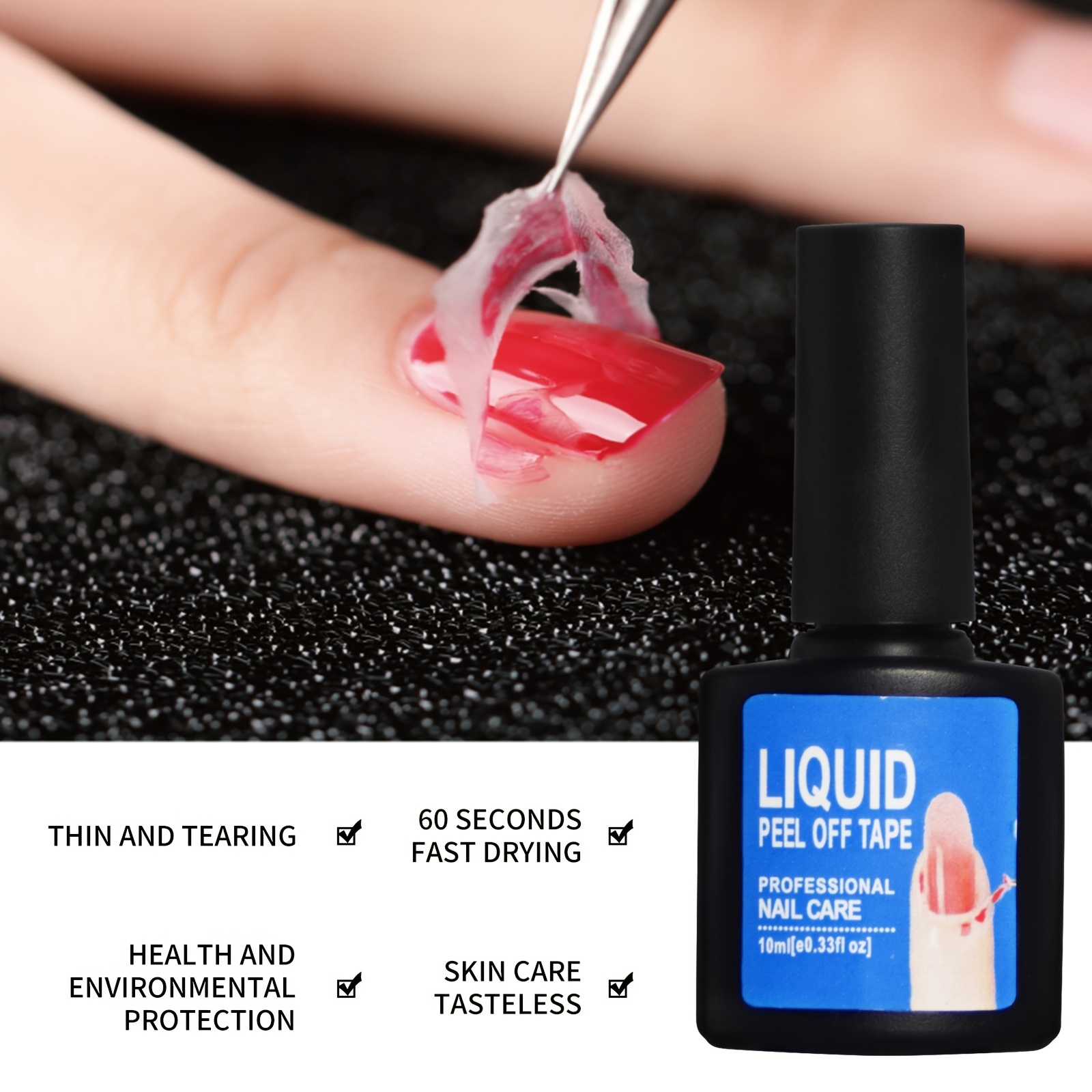 Crystal Nails Skin guard liquid protector_8ml - euronailshop.com
