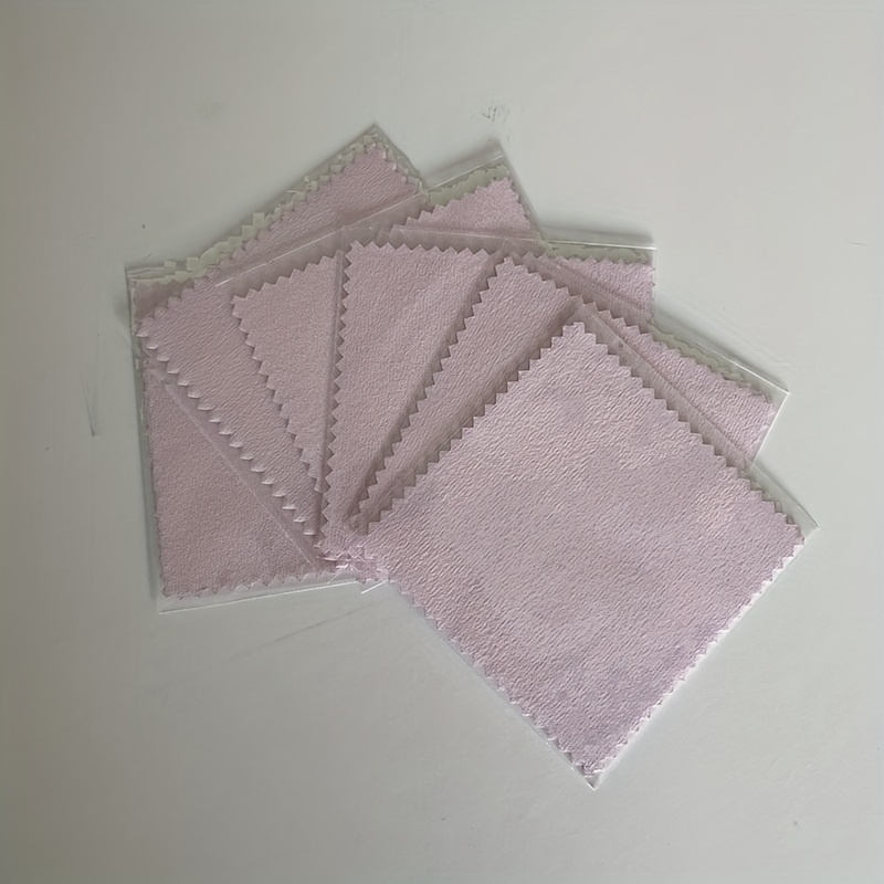 30 Pcs Individually Wrapped Jewelry Cleaning Cloth - 8x16cm Silver