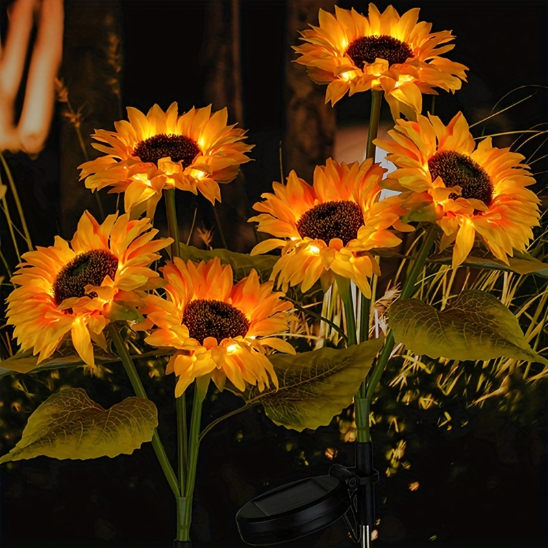 1 Stück/2 Stück/4 Stück 1/3 Köpfe Solar sonnenblumen - Temu Austria