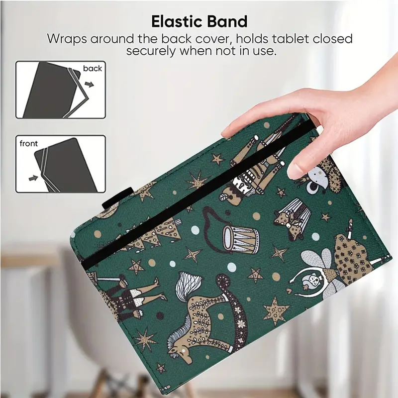 Universal For Ereader Book Style Case Cute Pattern - Temu