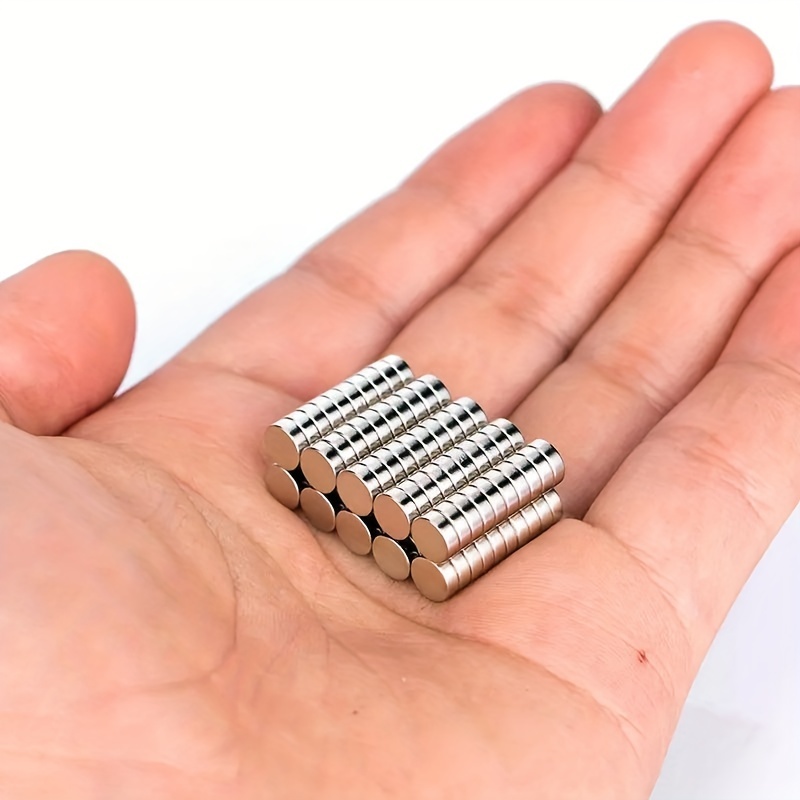  GoldRock 100 Stück Mini Magnete Rund 6x2mm, Kleine