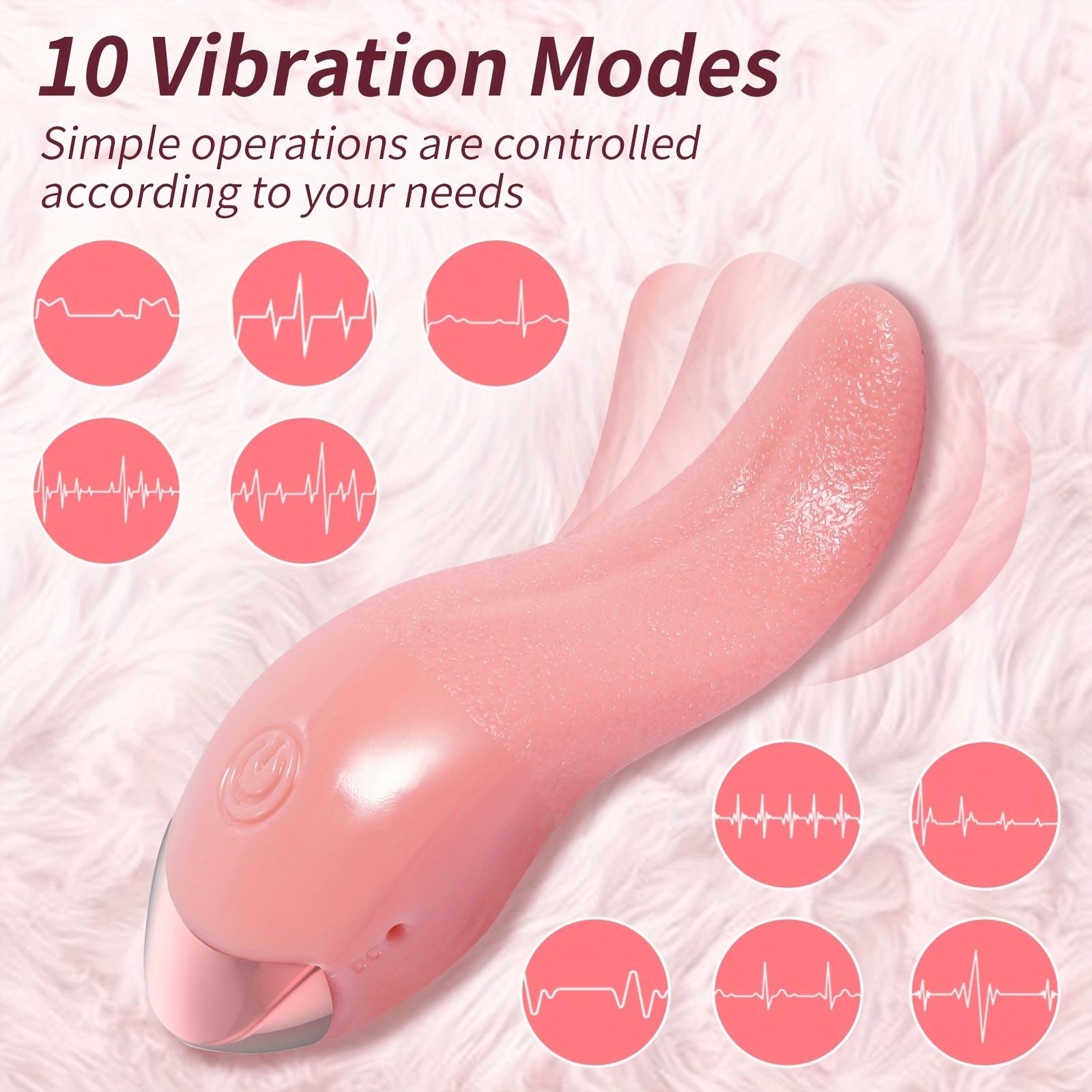 Silicone Tongue Vibrator