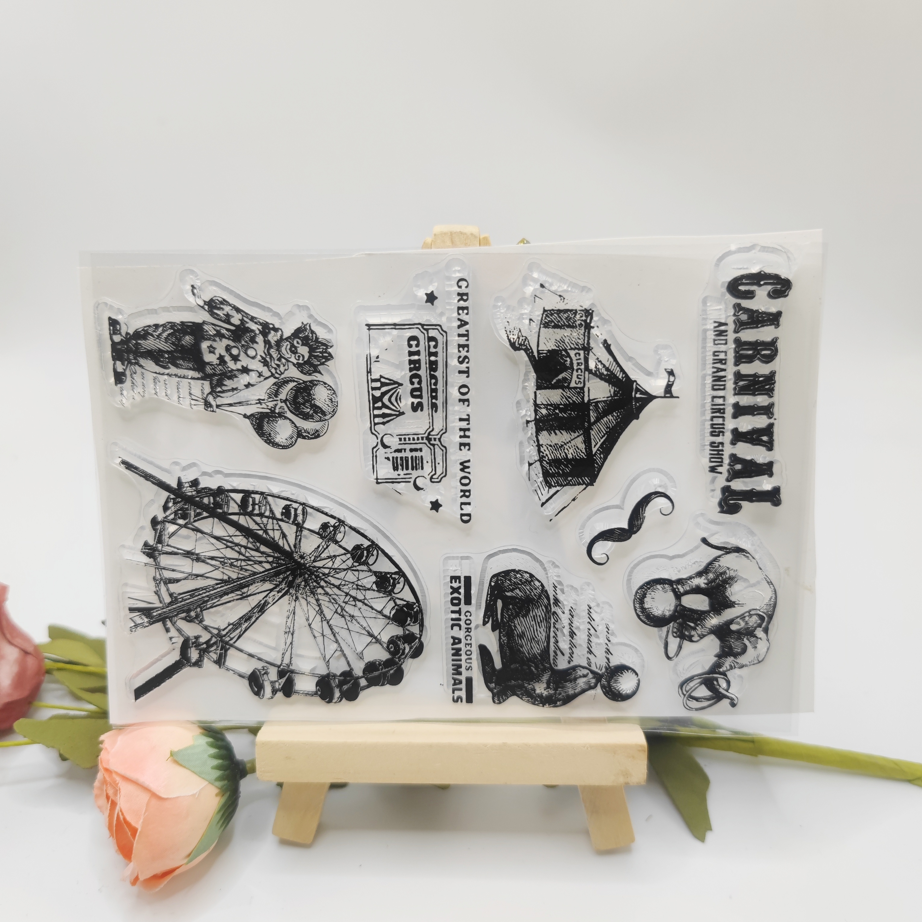 Craft County Clear Silicone Stamps - Various Themes DIY, Scrapbook