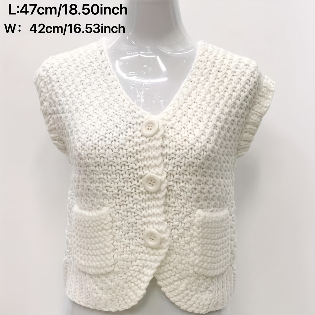 Knitted Shawl Warm Wrap Solid Cardigan For Women