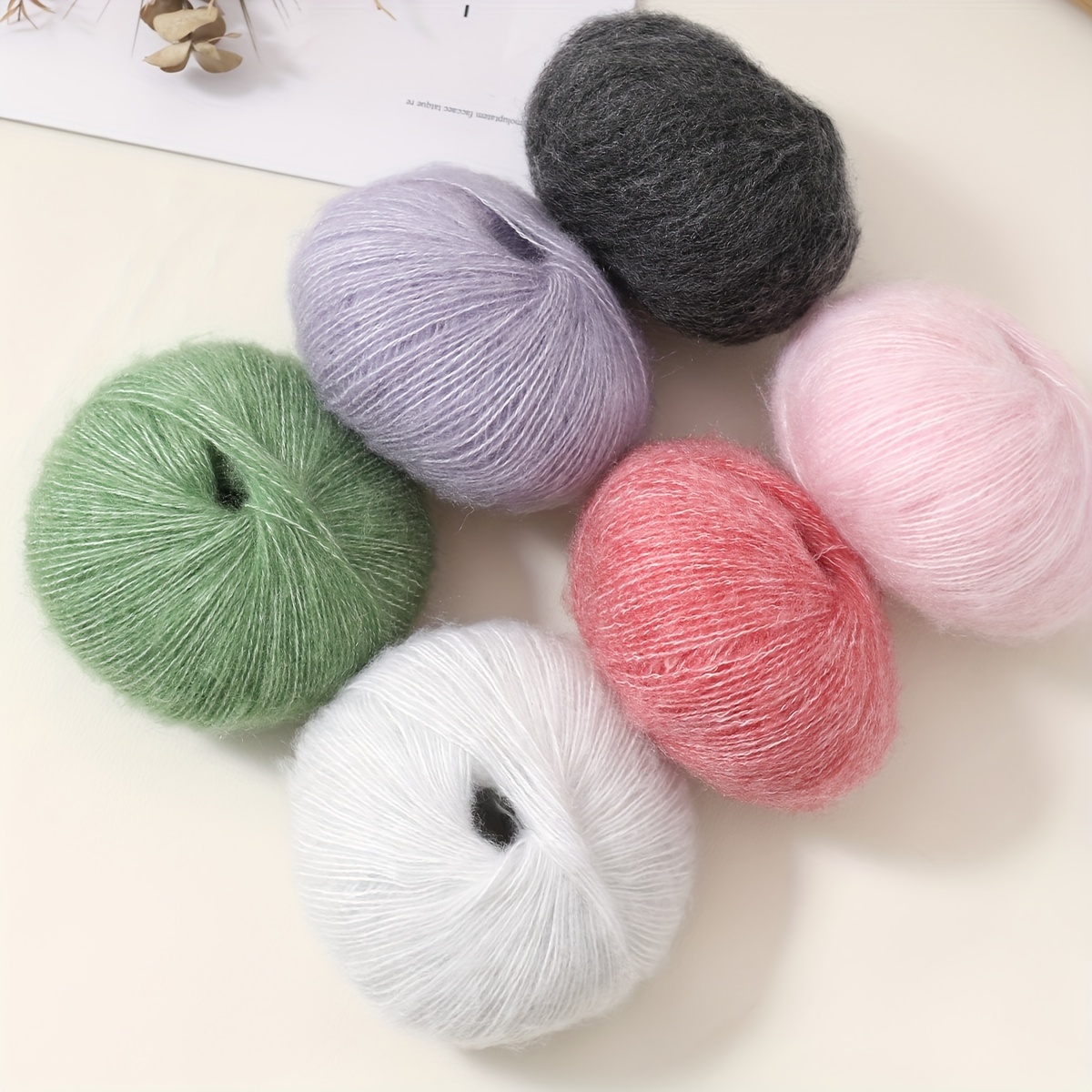 4pcs Mohair Yarn Crochet Cheap Yarns Baby Wool Yarn for Knitting Sweater  166m hilo para tejer