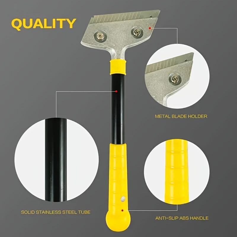 1 set blade putty scraper kit multi functional tool for removing wood windows glass wallpaper paint and tile adhesives details 3