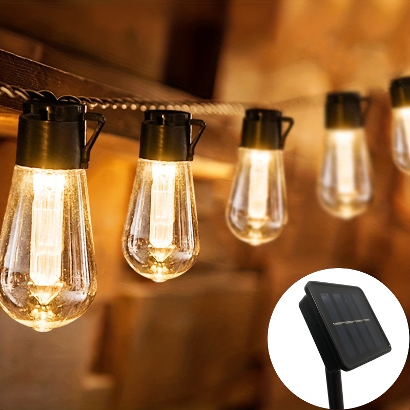 Bombillas solares con temporizador remoto, bombilla de emergencia  recargable USB de 9 W, luz de gallinero de 1800 mAh, 5 modos de iluminación  para el