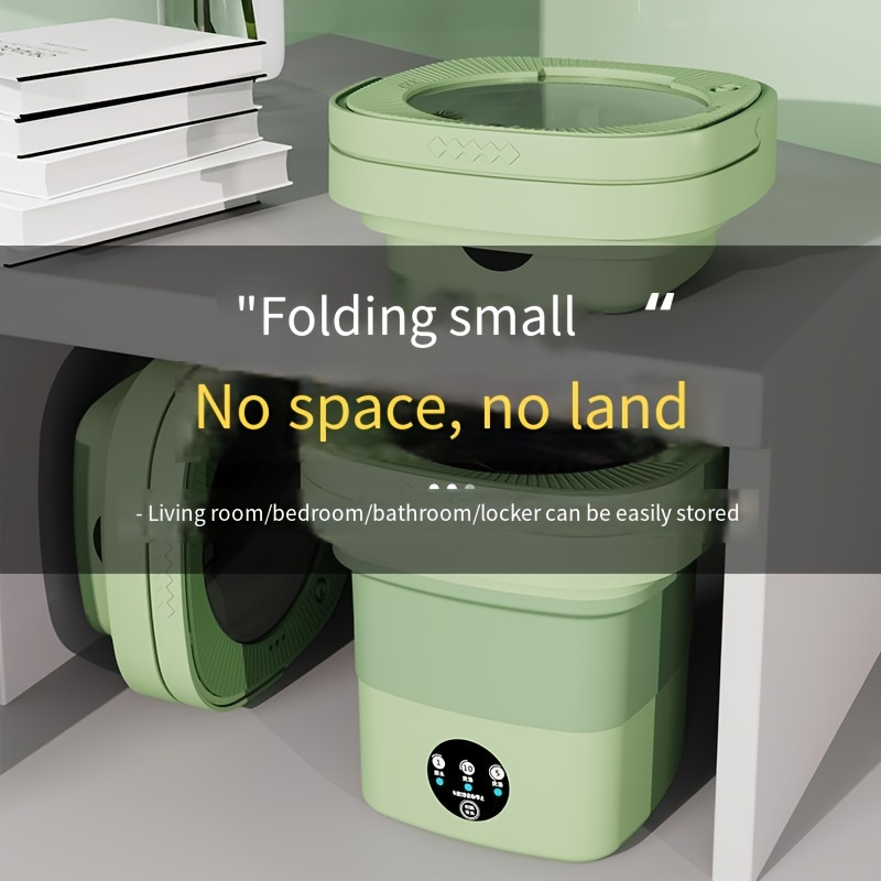 Mini Folding Small Washing Machine Small Underwear Washer - Temu