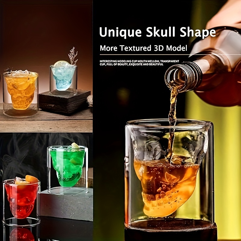 1pc Glass Cup, Creative Textured Transparent Beverage Cup For Home, Bar