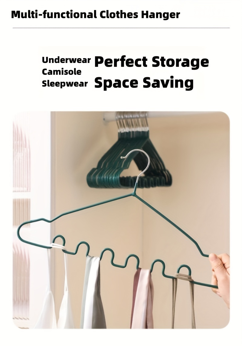 Closet Hangers Space Saver Multifunctional Metal Wavy Hangers Wavy Clothes  Hanger Wave Hanger Cami Space Saving