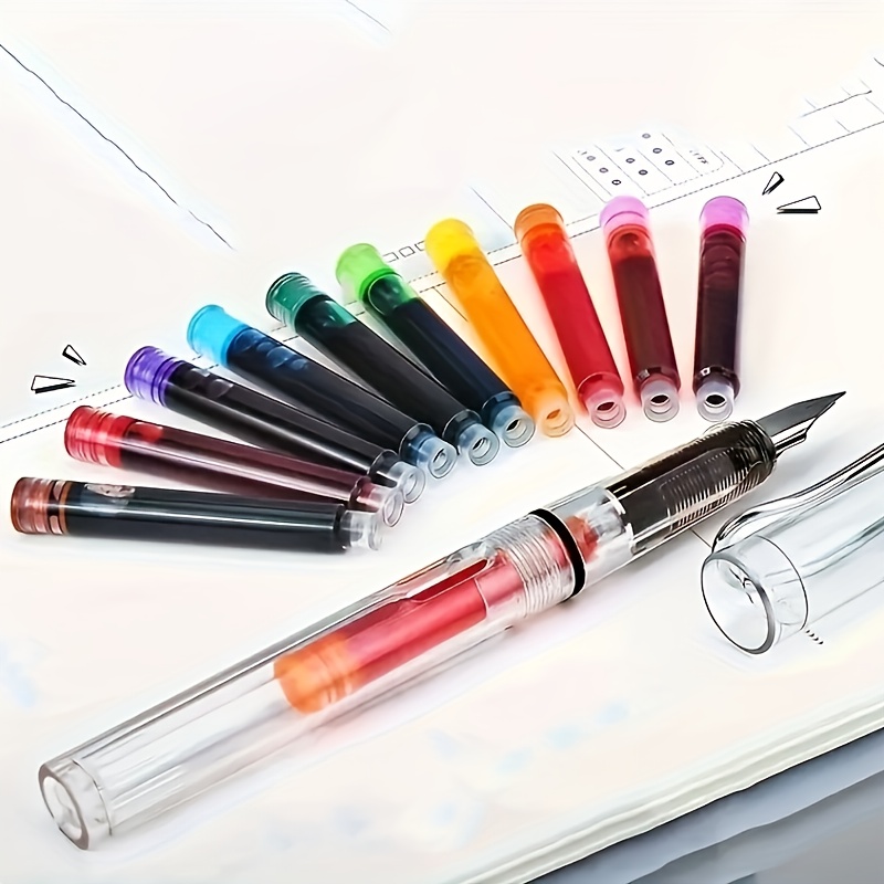 Crystal Starry Sky Glass Pen and Ink Set Glass Dip Pen Fountain Pen Inks  Writing Drawing durable Crystal Starry Sky effect - AliExpress