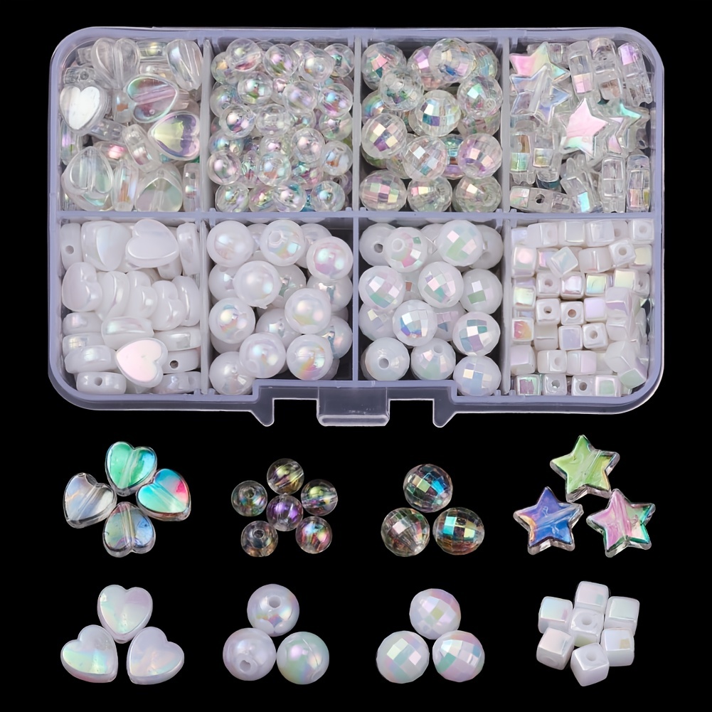 Mixed 28 Colors Glass Crystal Beads For Jewelry Making Diy - Temu
