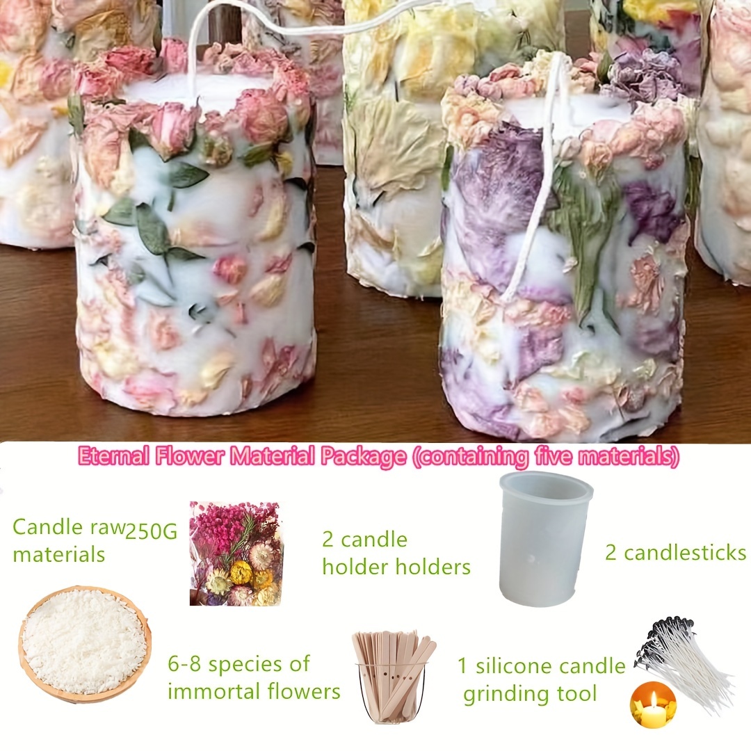 Asdomo Dried Flower Material Diy Ihandmade Crafts Eternal Flowers Gift  Festival Supplies Artificial Gypsophila Scented Candles