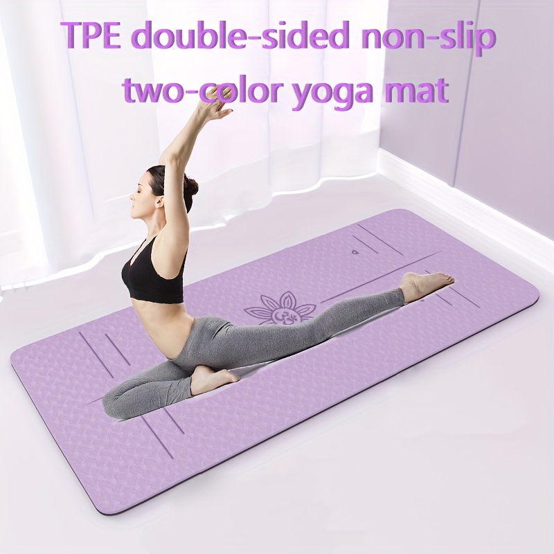 Non slip Soft Fitness Mat Lanyard Yoga Pilates Fitness - Temu