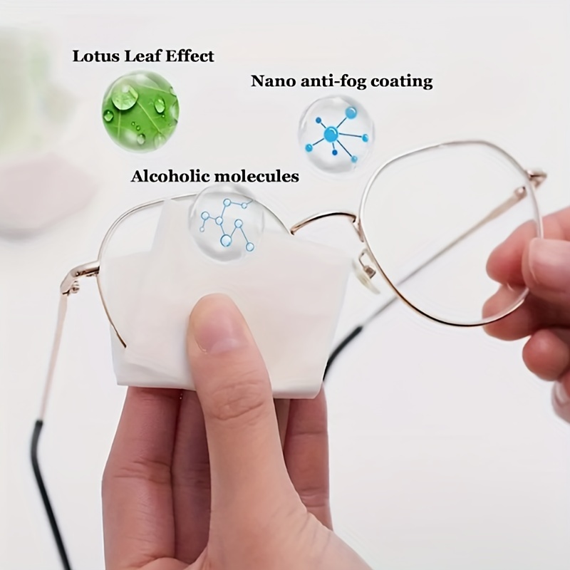 Lingettes nettoyantes pour lunettes, Santé