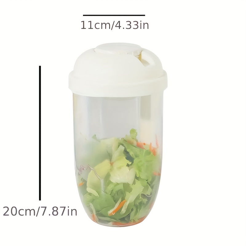 Portable Salad Cup Breakfast Salad Bowl With Fork School - Temu