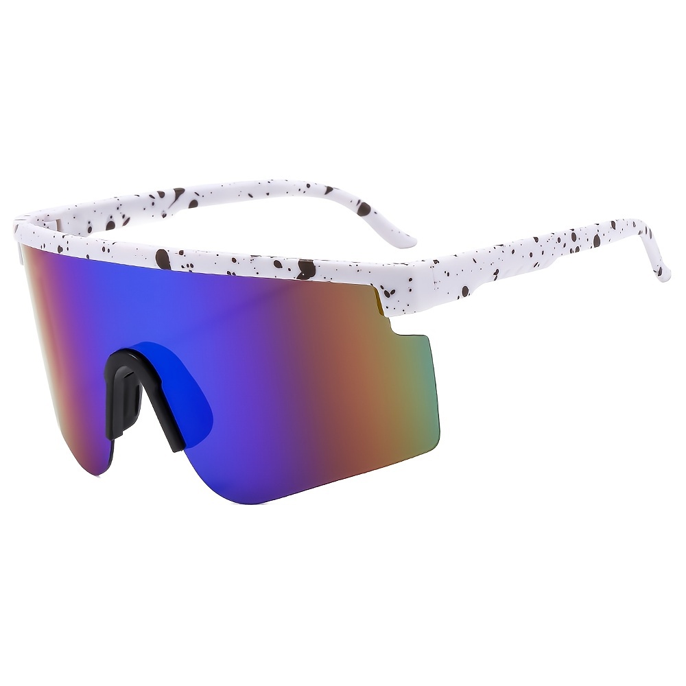 1pc Mens Trendy Sports Pc Lens Sunglasses Outdoor Sports Bicycle Baseball  Hiking Running Outdoor Sunglasses, Free Shipping On Items Shipped From  Temu