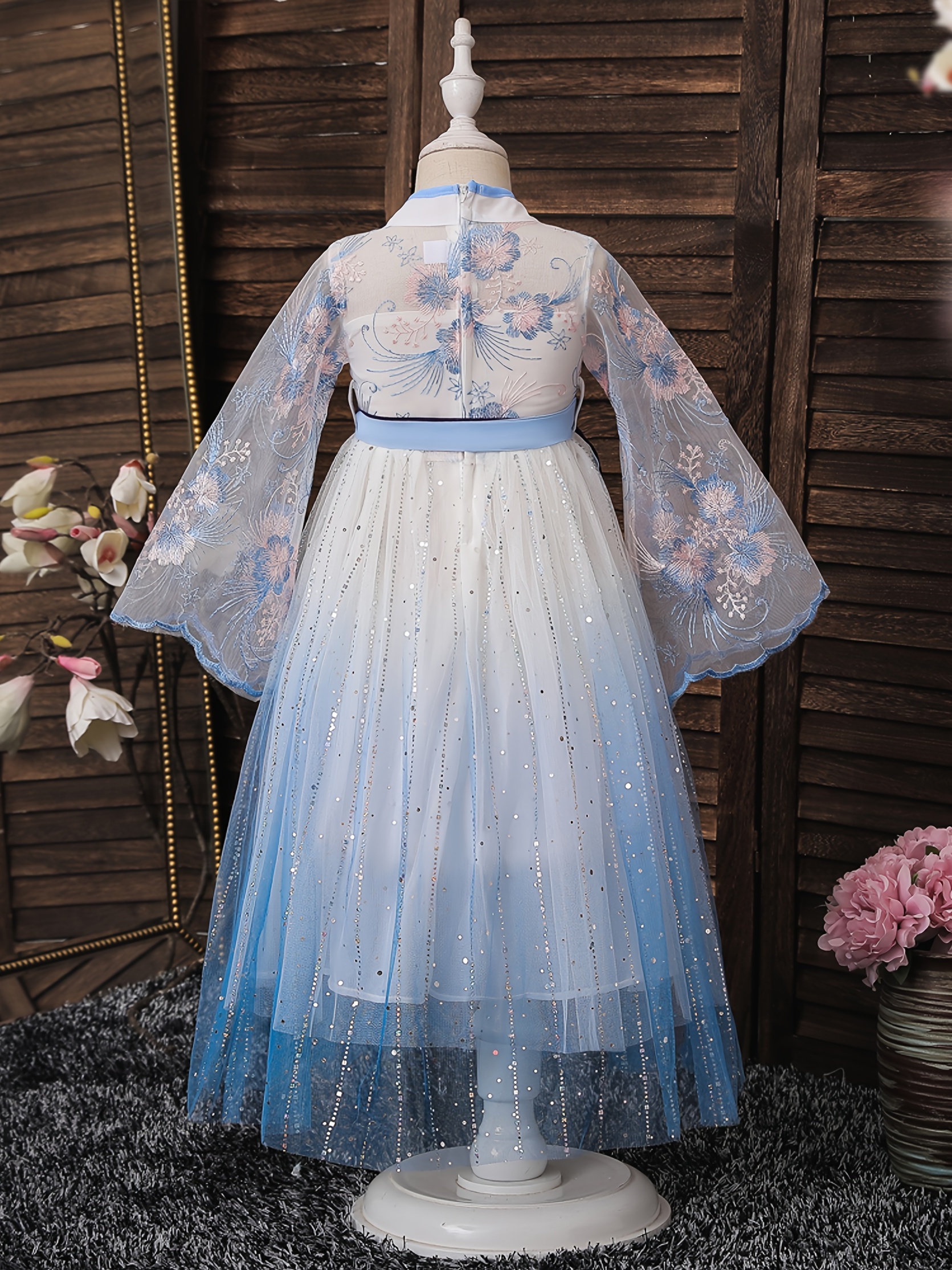 Fashion Hanfu Chinese Dress for Girls Summer Dress 2 Colors - Fashion Hanfu