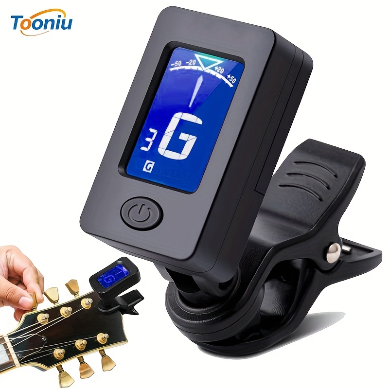 

Guitar Tuner Clip On Digital Electronic Tuner For Guitar, Bass, Ukulele, Violin, Mandolin, Banjo Acoustics Calibration Tuner