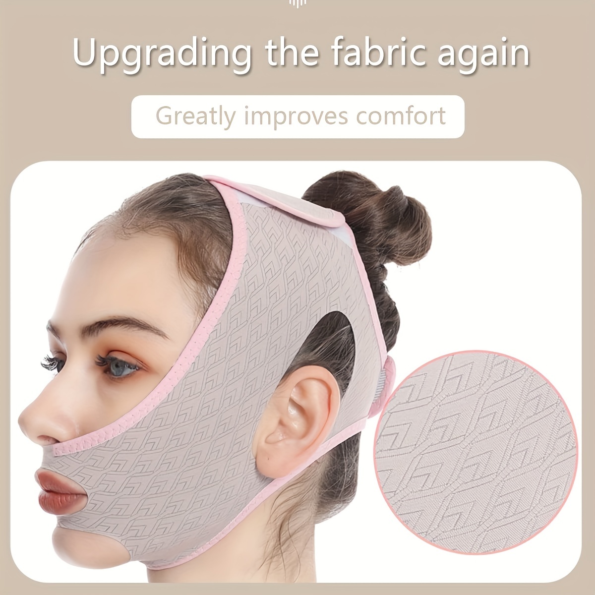 Beauty Face Sculpting Sleep Mask, V Line Lifting Face-belt Chin Strap,  Double Chin Reducer for Women and Men Tightening（2PCS） 