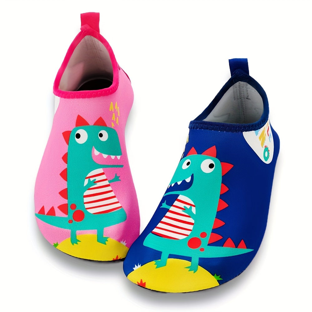 Zapatos de agua para niños y niñas, con dibujos animados, para  la playa, natación, antideslizantes, de secado rápido, calcetines de  piscina para niños pequeños : Ropa, Zapatos y Joyería