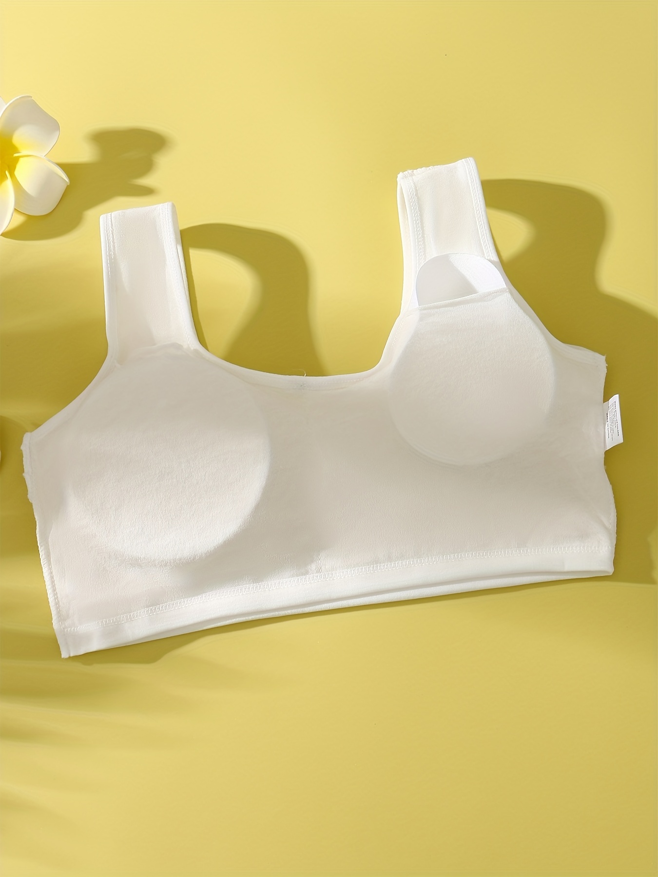 Girl's Bralette Panties Sport Print Padded Bra 95% Cotton - Temu