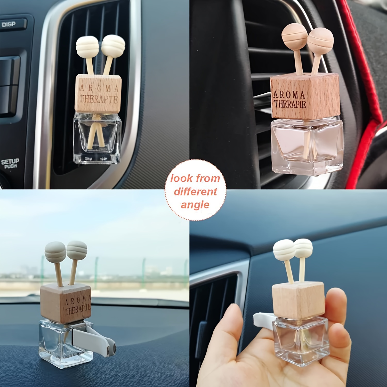 Car Air Outlet Perfume Bottle Clip Car Interior Accessories - Temu