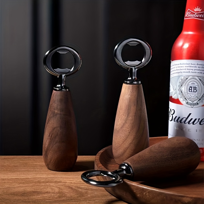 Creative Wooden Bottle Opener For Camping And Outdoor - Temu