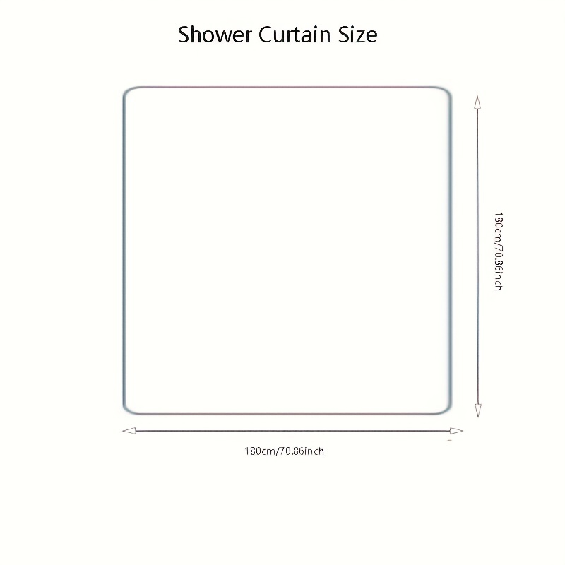 3pcs Elephant Bubble Print Shower Curtain Bathroom Mats Set