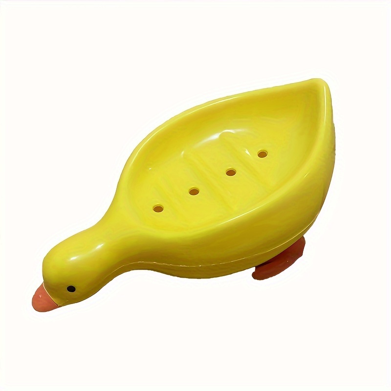 Duck Shaped Soap Dish Plastic Drain Soap Tray Self Draining - Temu