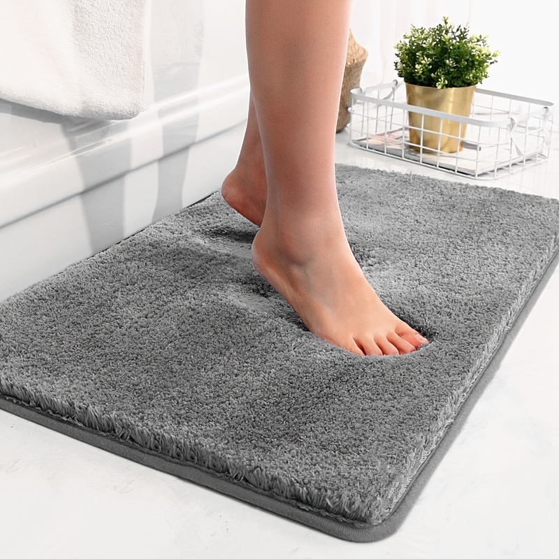 Soft And Comfortable Thick Plush Floor Mat For Bathroom, Bedroom