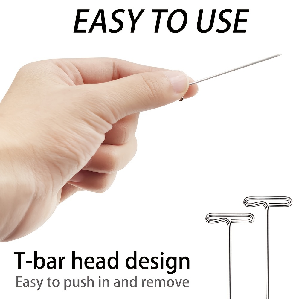 100pcs T-PINS 2 (51mm) FOR wig making tools hair needle wig pins Wig pin  wig