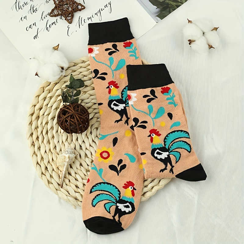 Men's Trendy Cartoon Penis Show Pattern Crew Socks Novelty - Temu