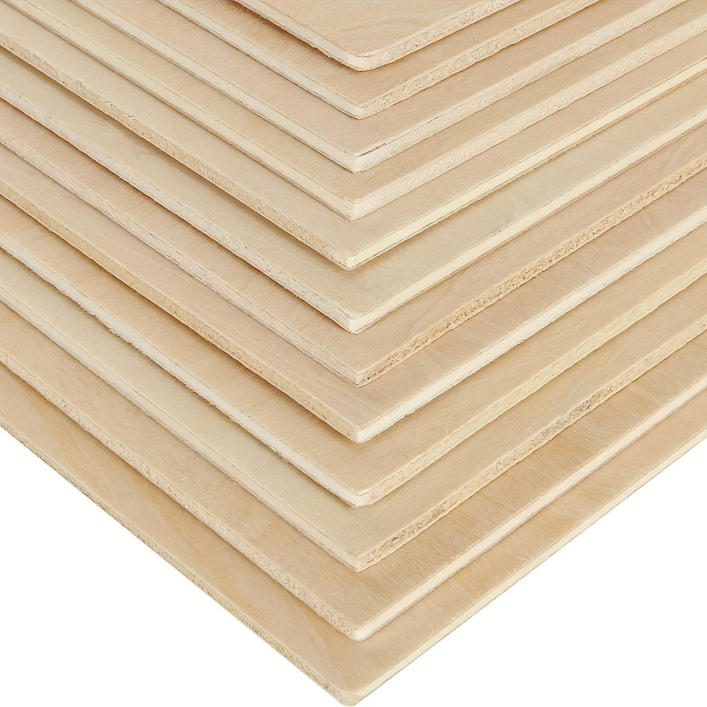 Pack of 8 PCS 12 X 12 Inch Craft Wood, Plywood Board Basswood Sheets, –  Loomini