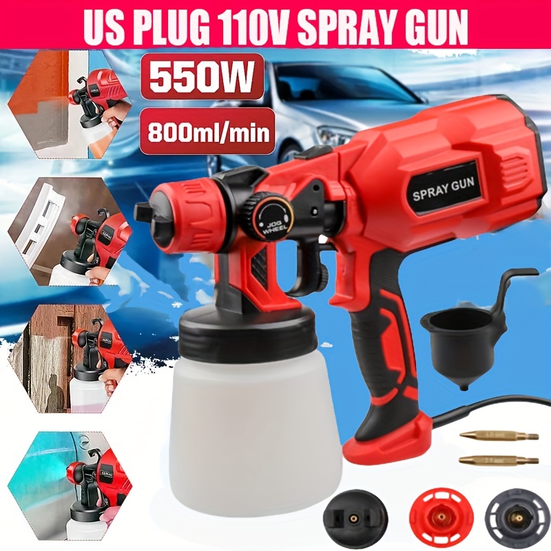Spray gun for painting ceiling walls 1000 ml 800 W