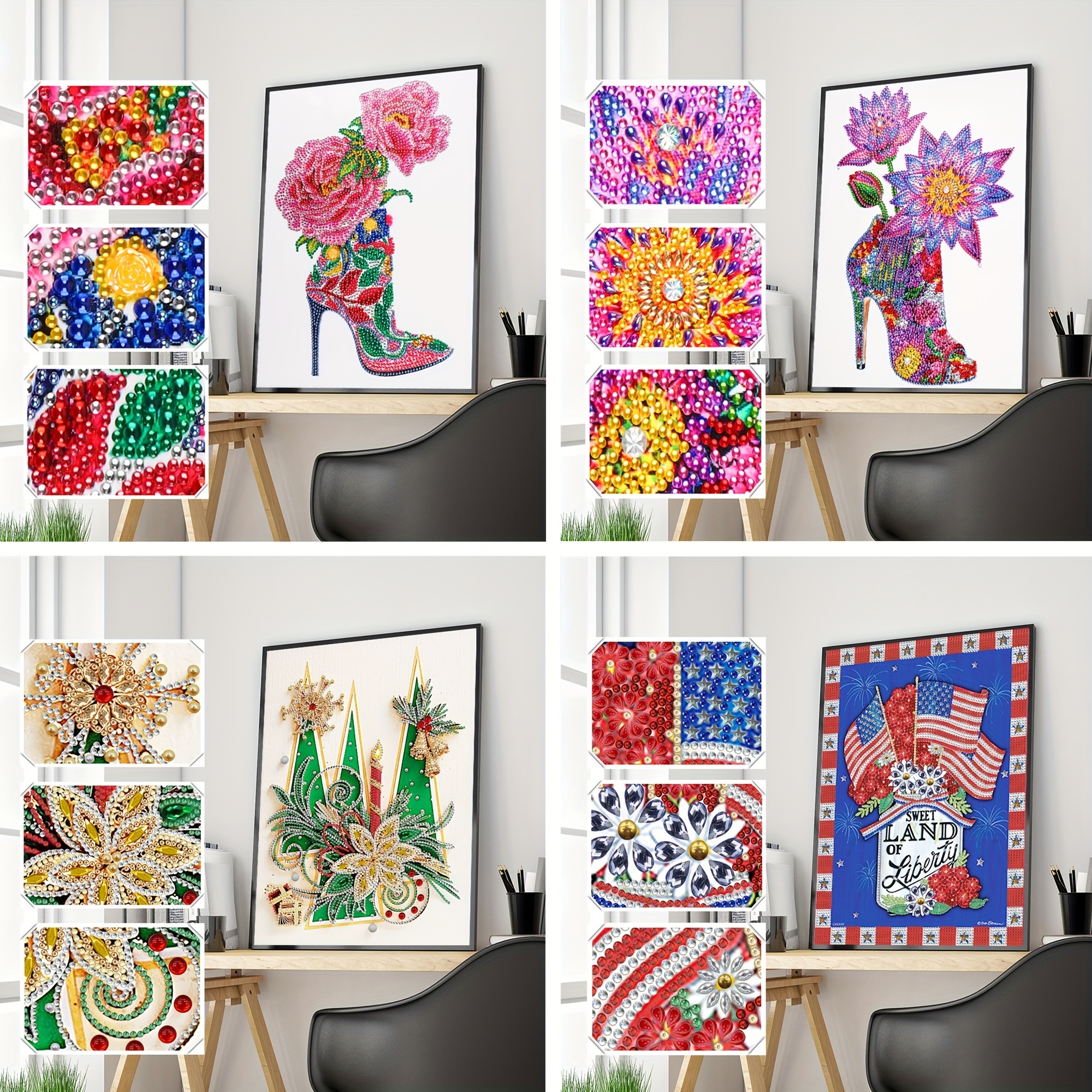 5d Diy Flower Partial Special Shape Drill Diamond Painting Home Decoration  Gift Hanging Painting Diamond Painting 30*40cm - Diamond Painting Cross  Stitch - AliExpress