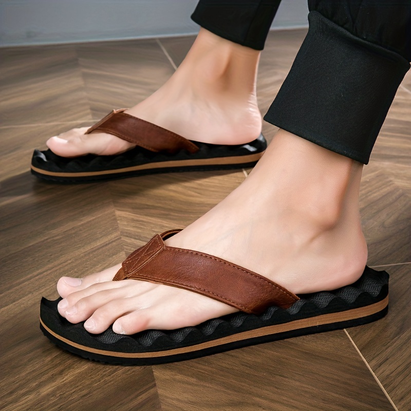 Men's Massage Thong Sandals Non Slip Flip flops