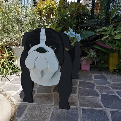 1pc Hot Selling Cute Animal Shaped Dog Seed Pot - Perfect for Indoor and Outdoor Garden Decoration!