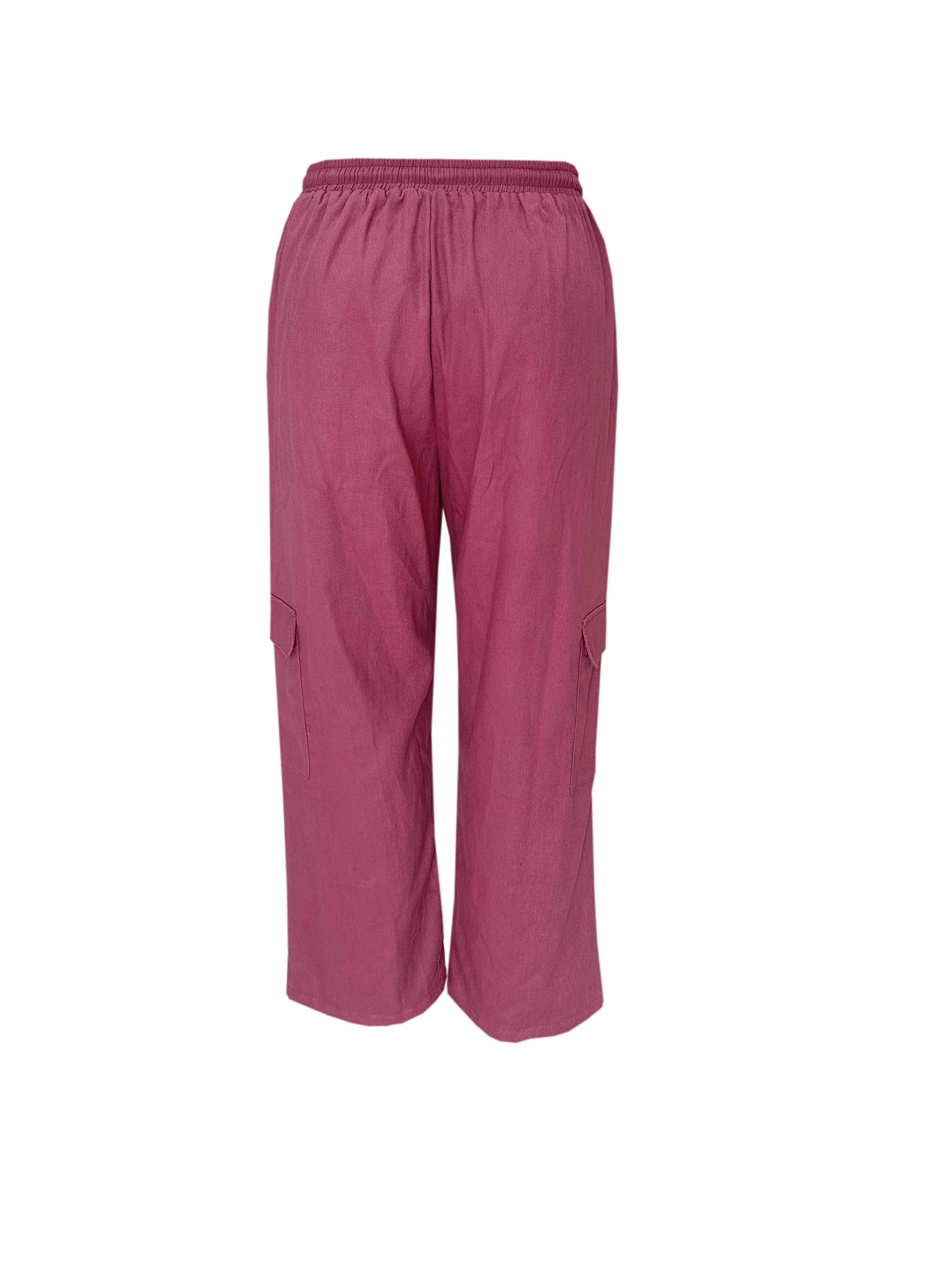 Plus size pink cargo on sale pants