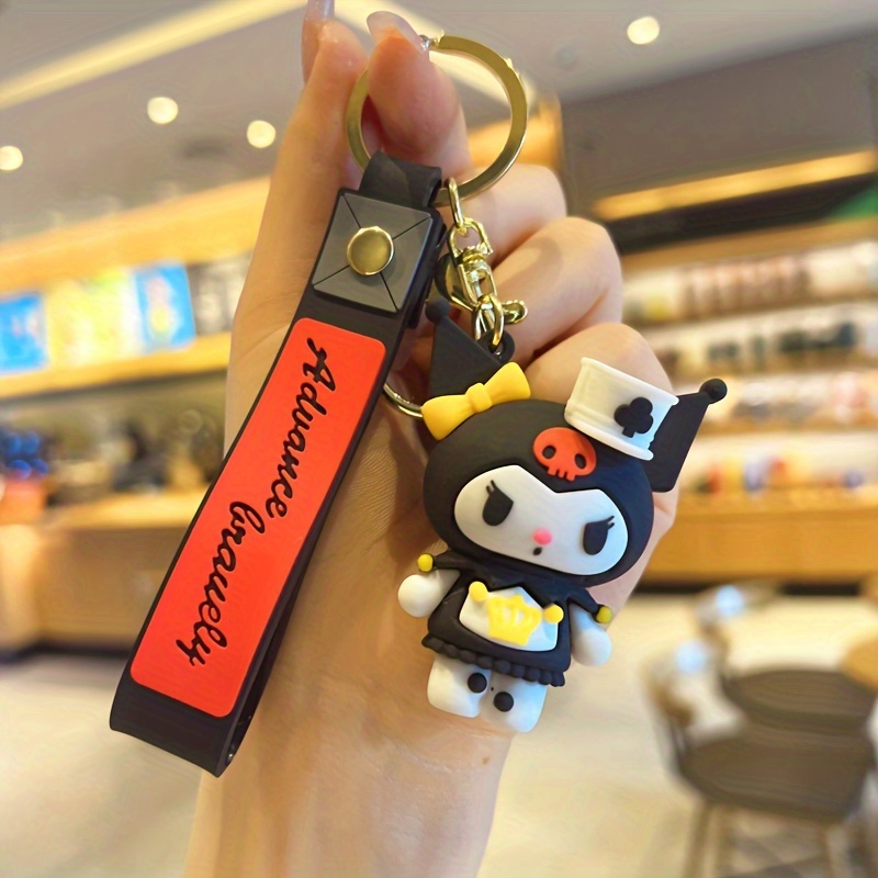 Anime Doll Bracelet Wristlet Keychain Cute Kuromi - Temu