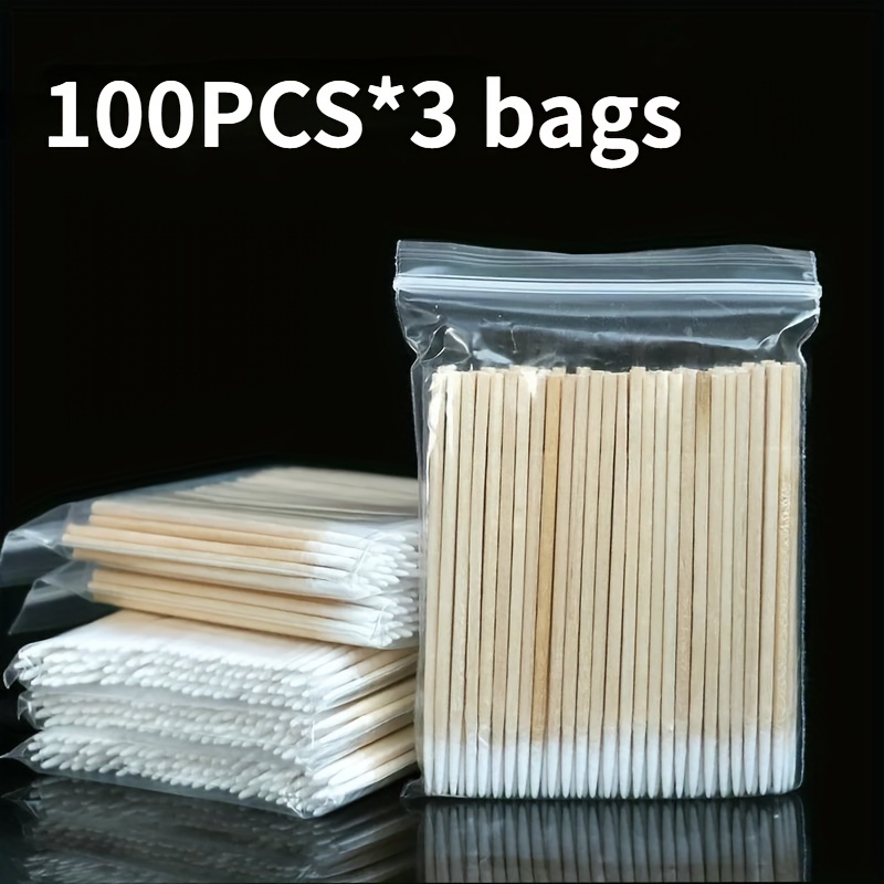 Disposable Cotton Swab Lint Free Micro Brushes Wood Cotton - Temu