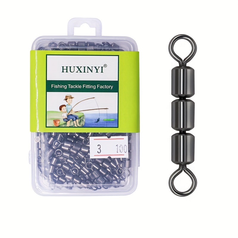 High Speed 3 Roller Swivel Ring Fishing Line Connector - Temu