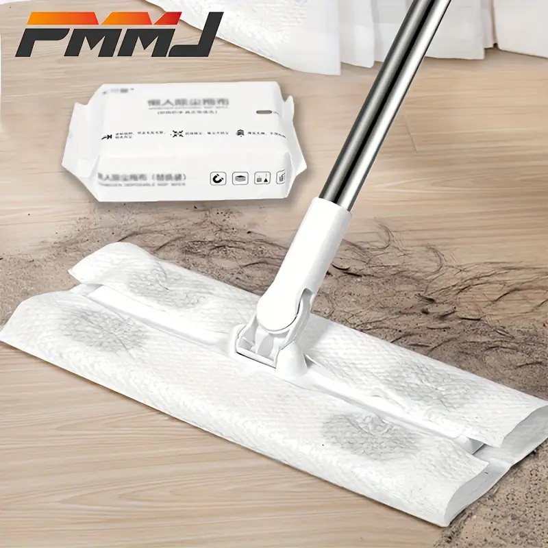 Electrostatic Dust Removal Mop With Disposable Dry Sweeping Cloth
