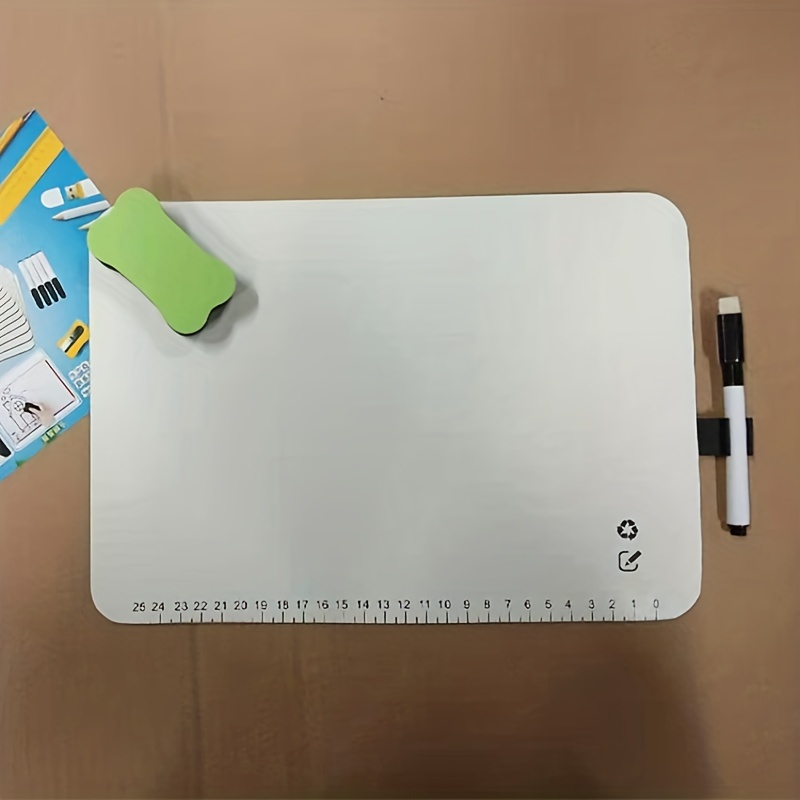 Mini tableau blanc portable pliable A4 avec deux stylos pour