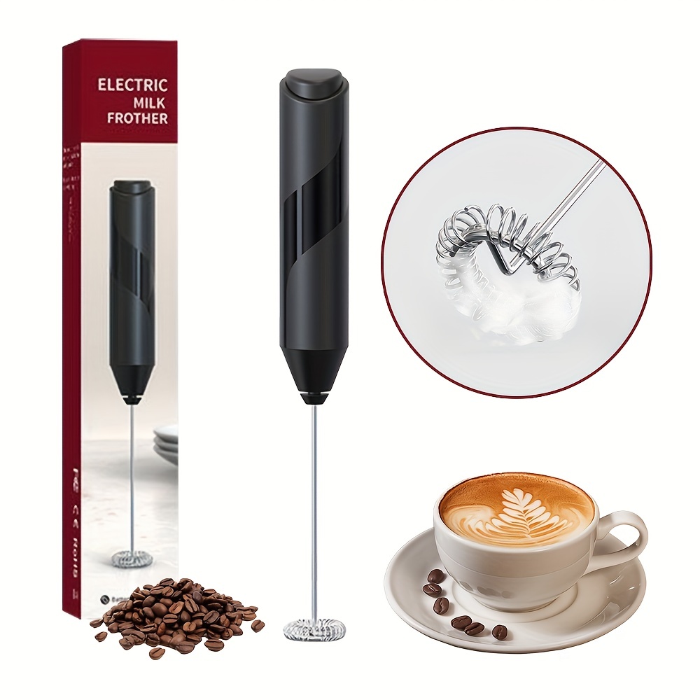 Electric Egg Beater Milk Frother Coffee Cappuccino Creamer - Temu