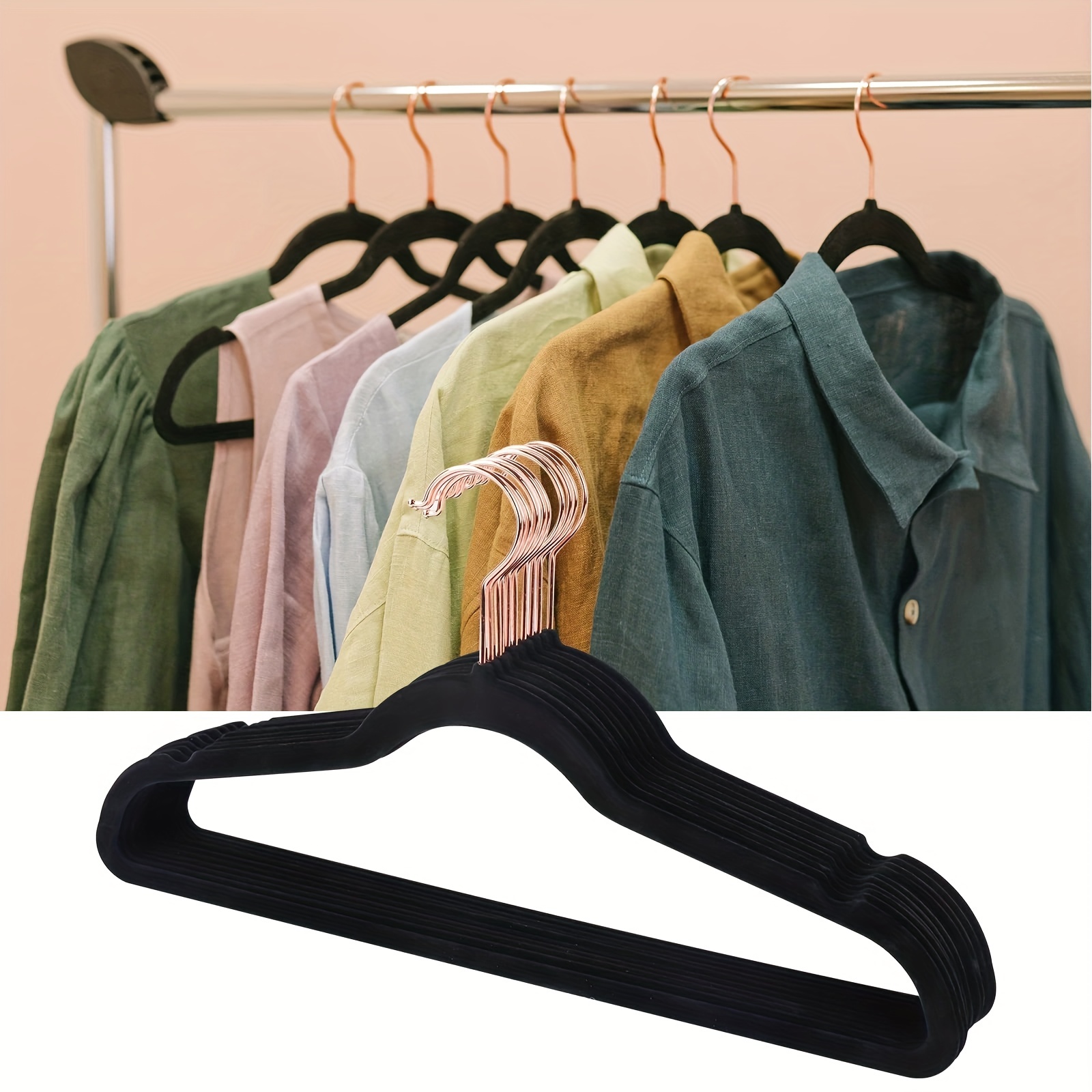 Coat Hangers For Pants Shirts Space Saving Thickness Super Lightweight  Organizer Hanger Large Clothes Hanger For Jacket Velvet